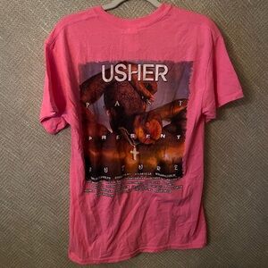 Usher Pink Past Present Future Tee